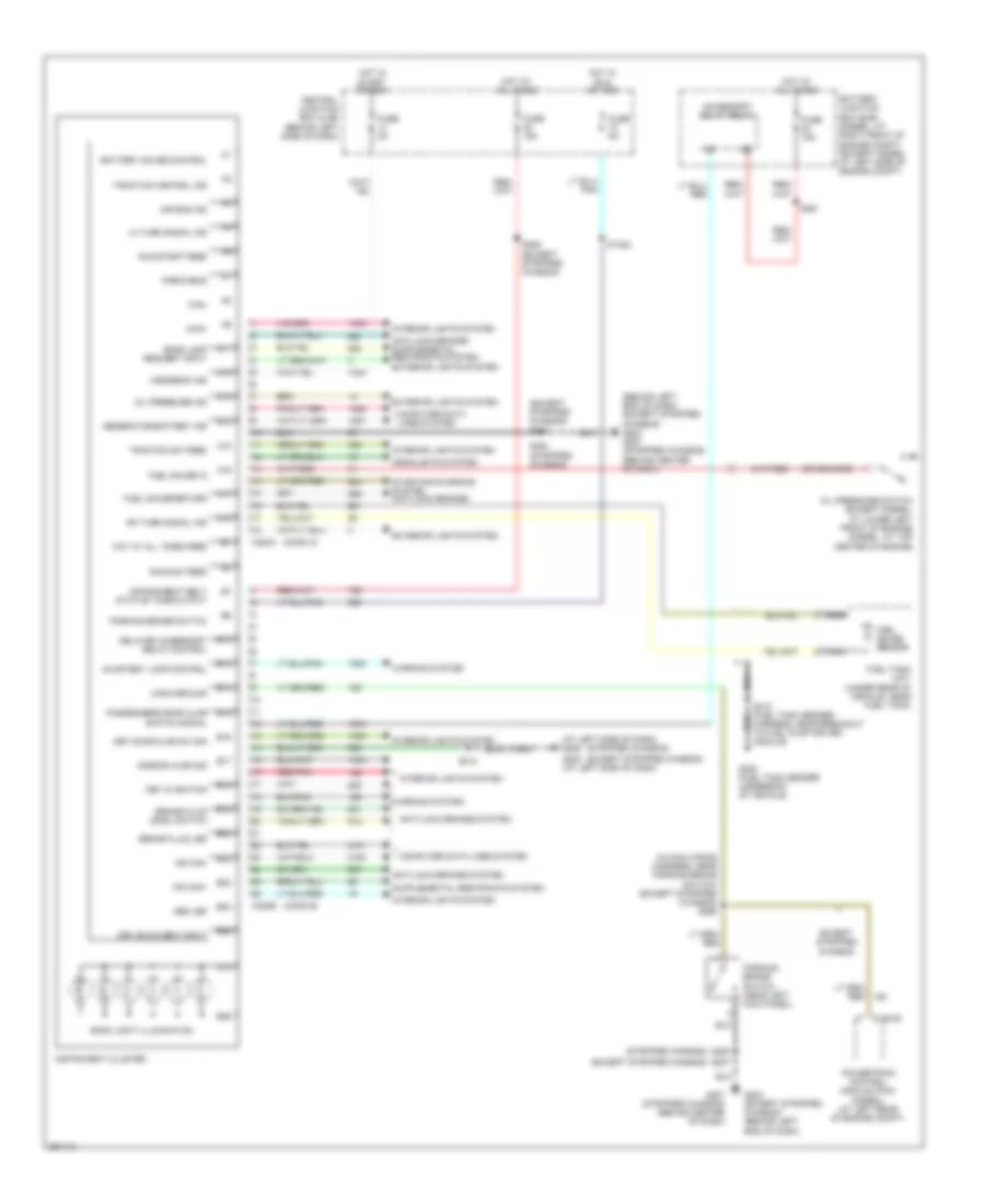 Instrument Cluster Wiring Diagram for Ford E450 Super Duty 2007