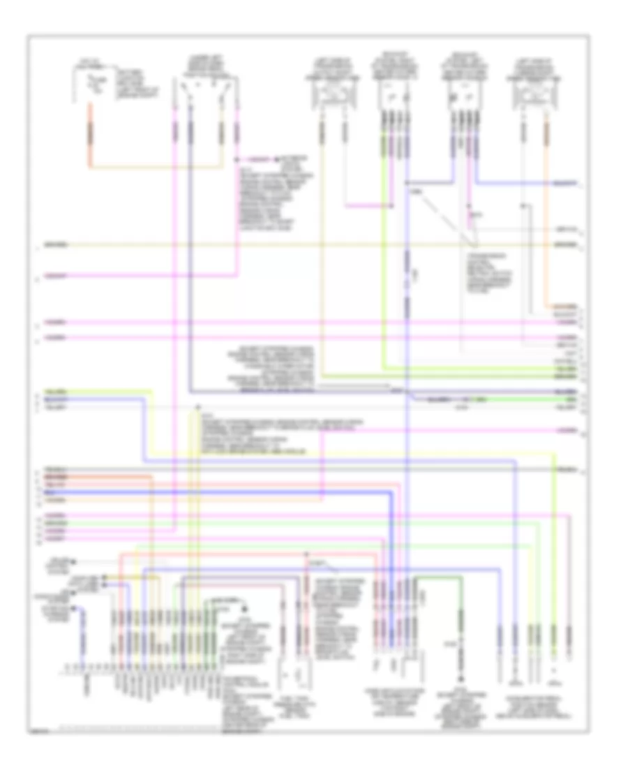 4.6L, Engine Performance Wiring Diagram (2 of 5) for Ford E-150 2013