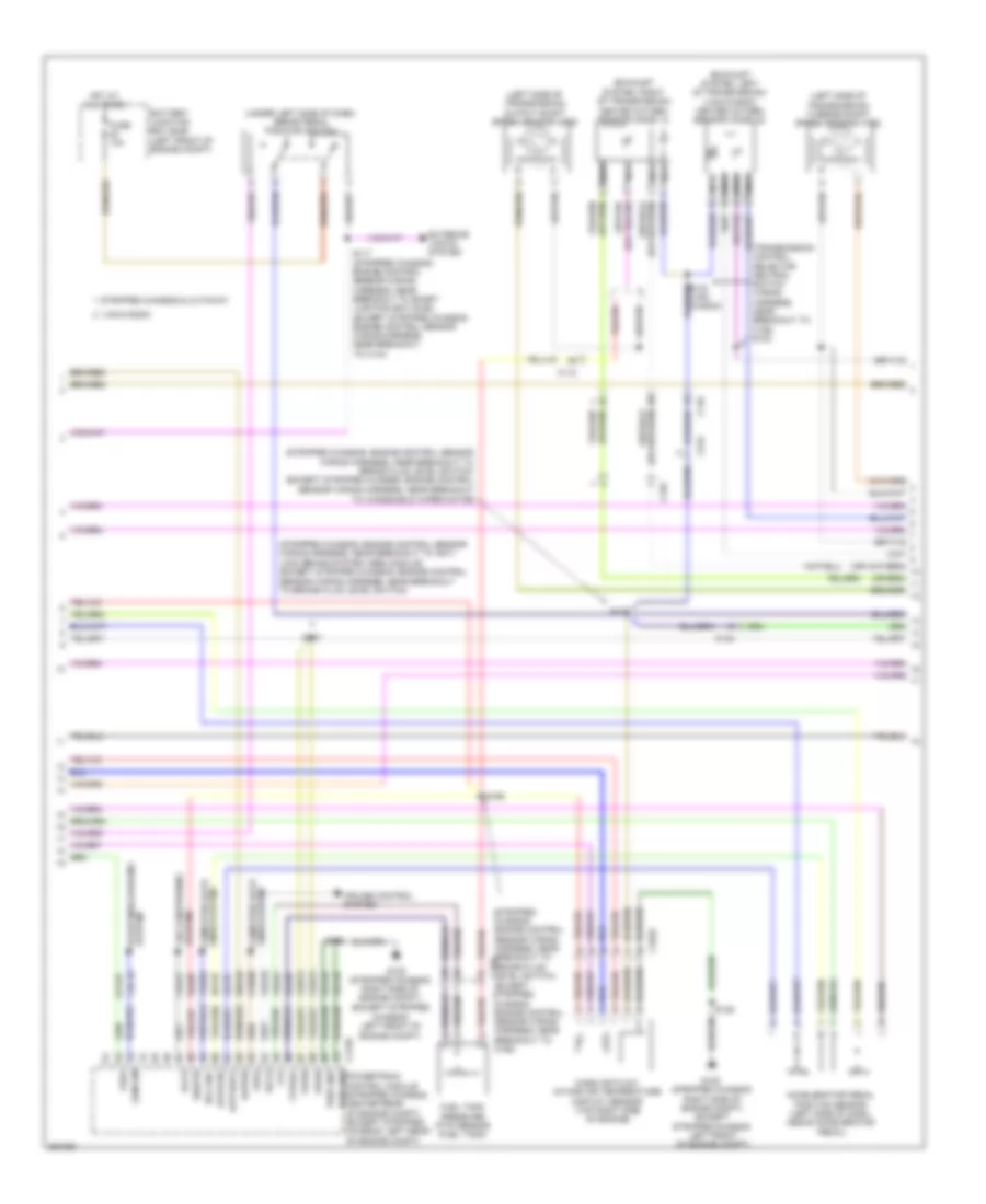 5.4L, Engine Performance Wiring Diagram, without Torqshift (2 of 5) for Ford E-150 2013