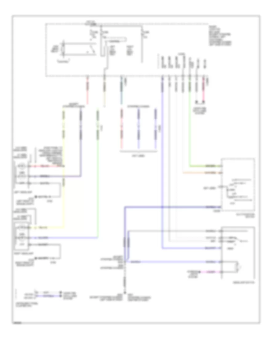 Headlights Wiring Diagram for Ford E-150 2013