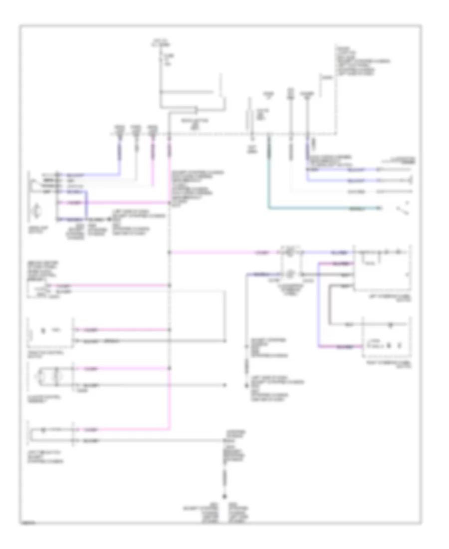 Instrument Illumination Wiring Diagram for Ford E-150 2013