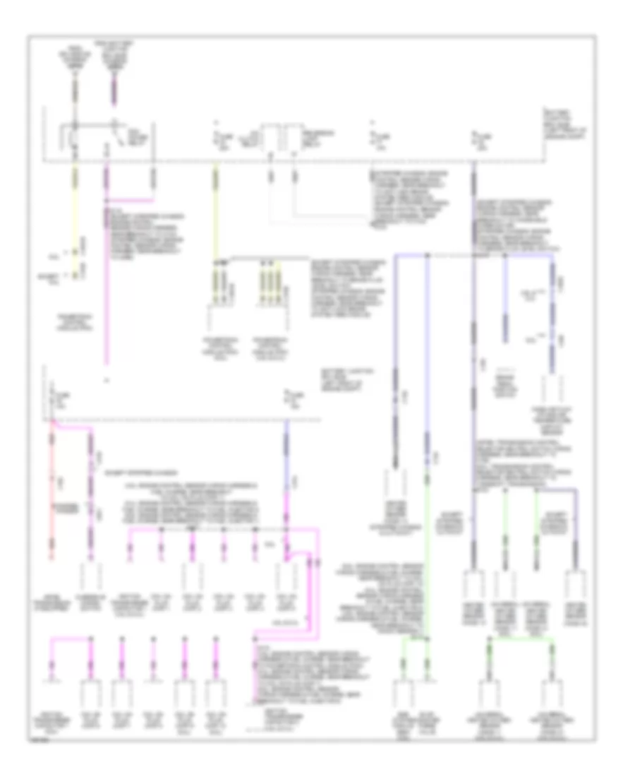 Power Distribution Wiring Diagram (8 of 9) for Ford E-150 2013