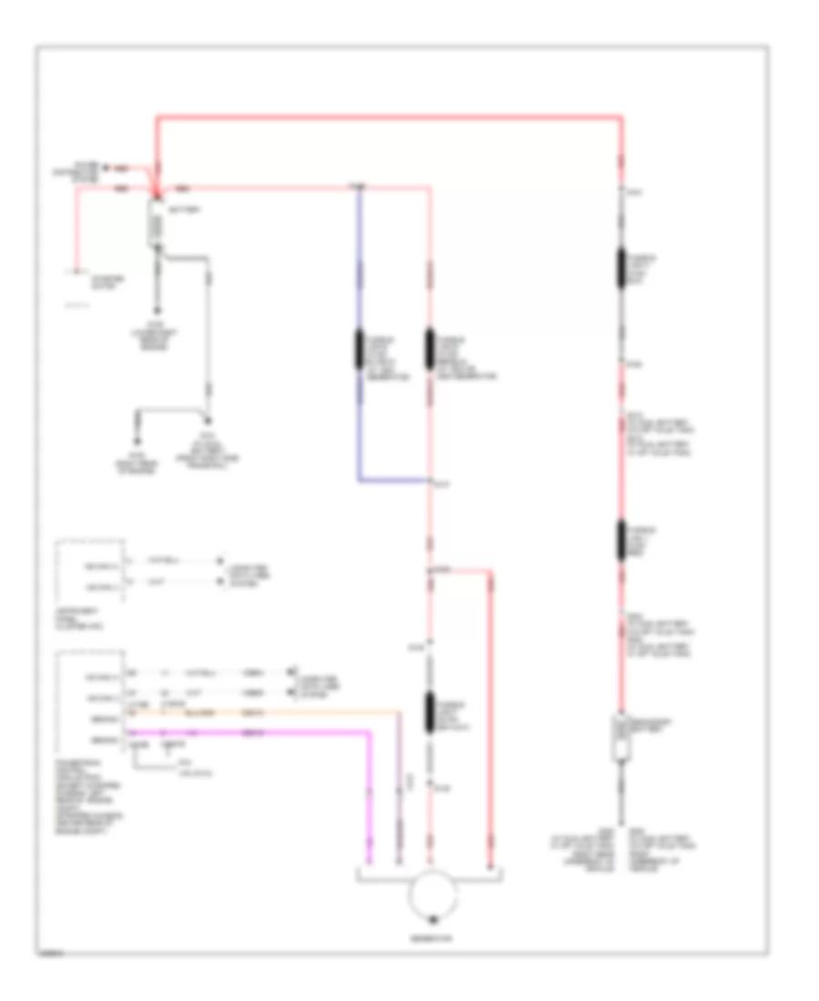 Charging Wiring Diagram for Ford E 150 2013