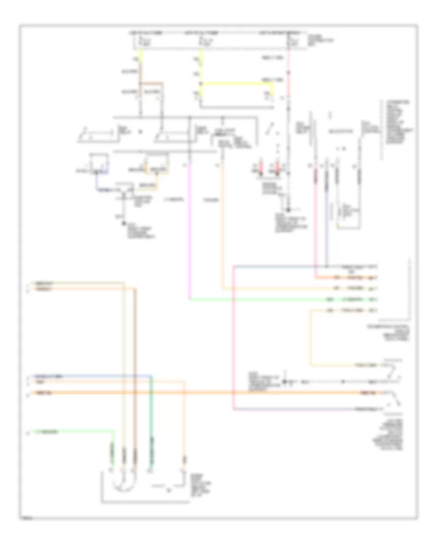 AC Wiring Diagram, Auto AC (2 of 2) for Ford Thunderbird LX 1996