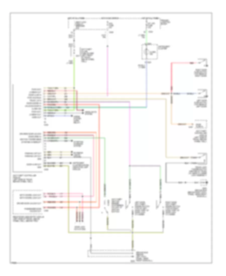 Anti theft Wiring Diagram for Ford Thunderbird LX 1996