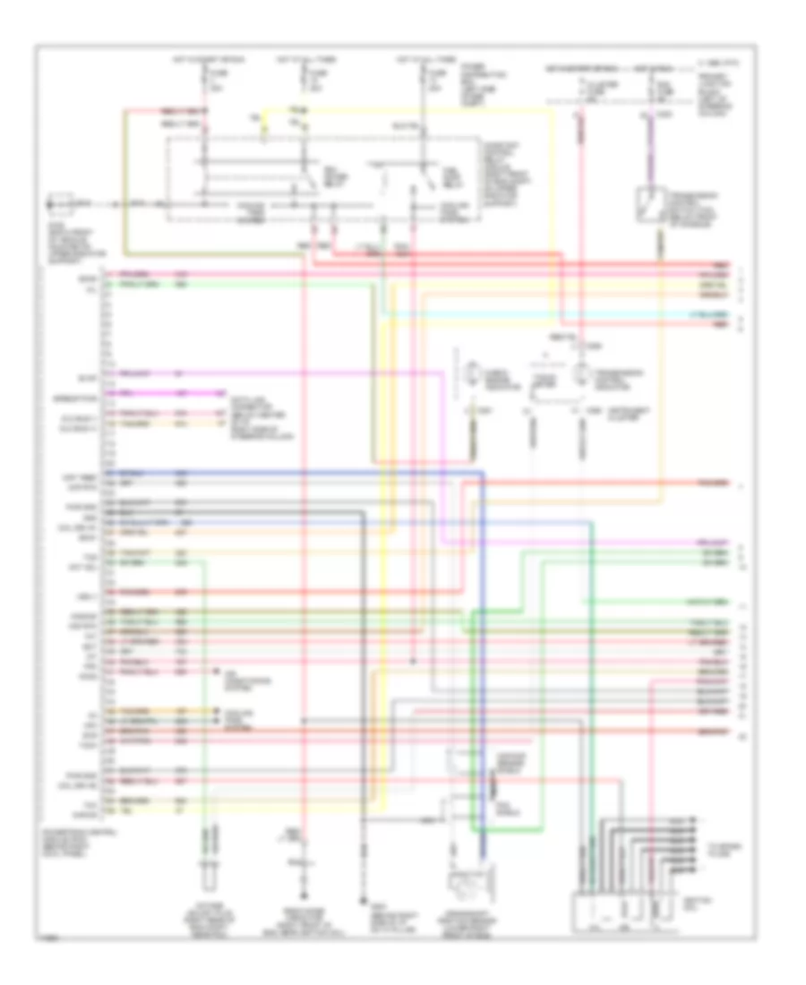 3 8L Engine Performance Wiring Diagrams 1 of 3 for Ford Thunderbird LX 1996