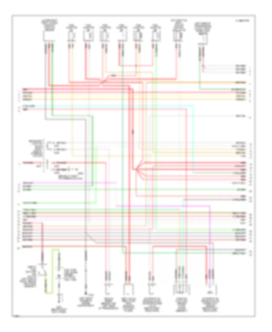 3.8L, Engine Performance Wiring Diagrams (2 of 3) for Ford Thunderbird LX 1996