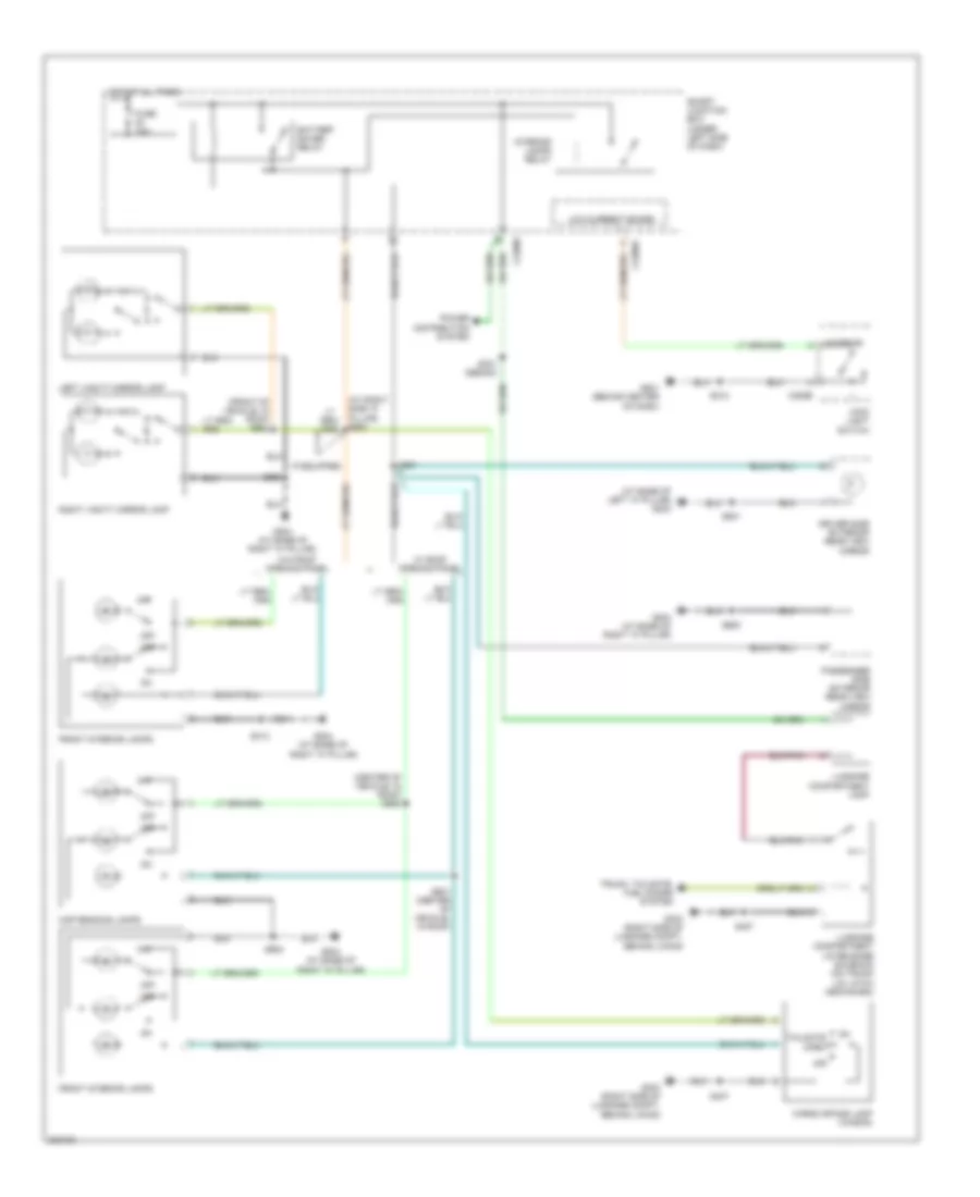 Courtesy Lamps Wiring Diagram for Ford Taurus SEL 2005