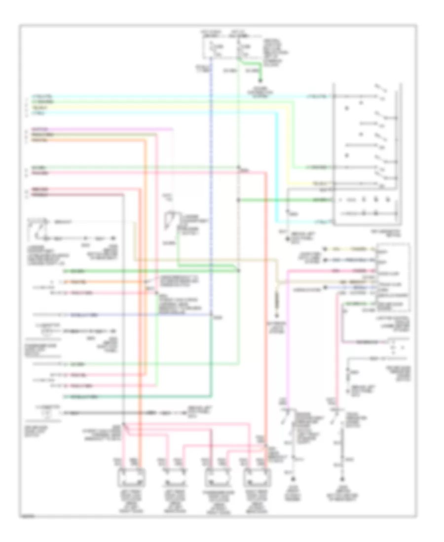 Forced Entry Wiring Diagram (2 of 2) for Ford Crown Victoria 2008