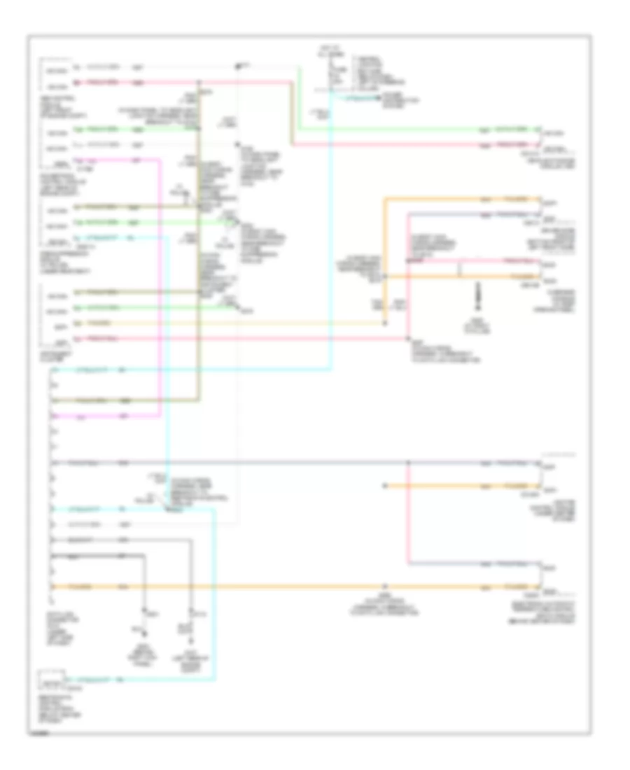 Computer Data Lines Wiring Diagram for Ford Crown Victoria 2008