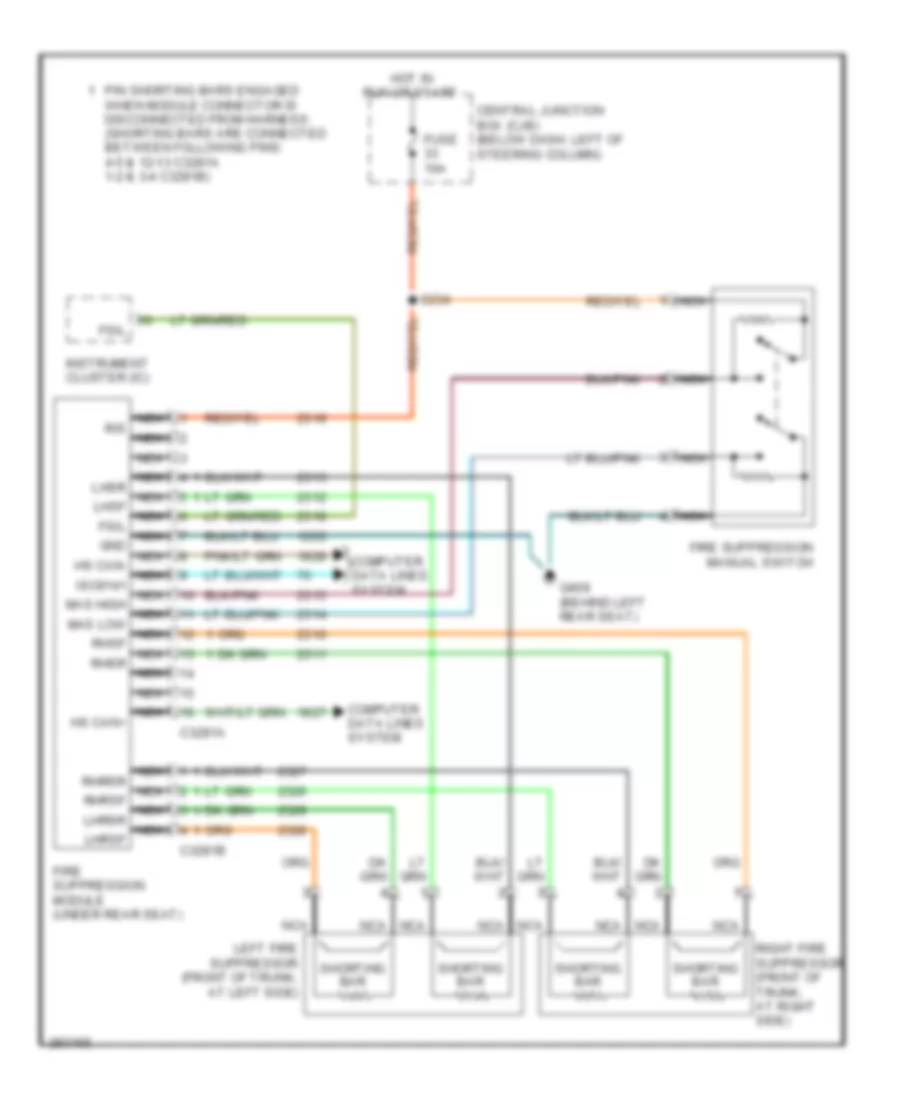 Fire Suppression Wiring Diagram for Ford Crown Victoria 2008
