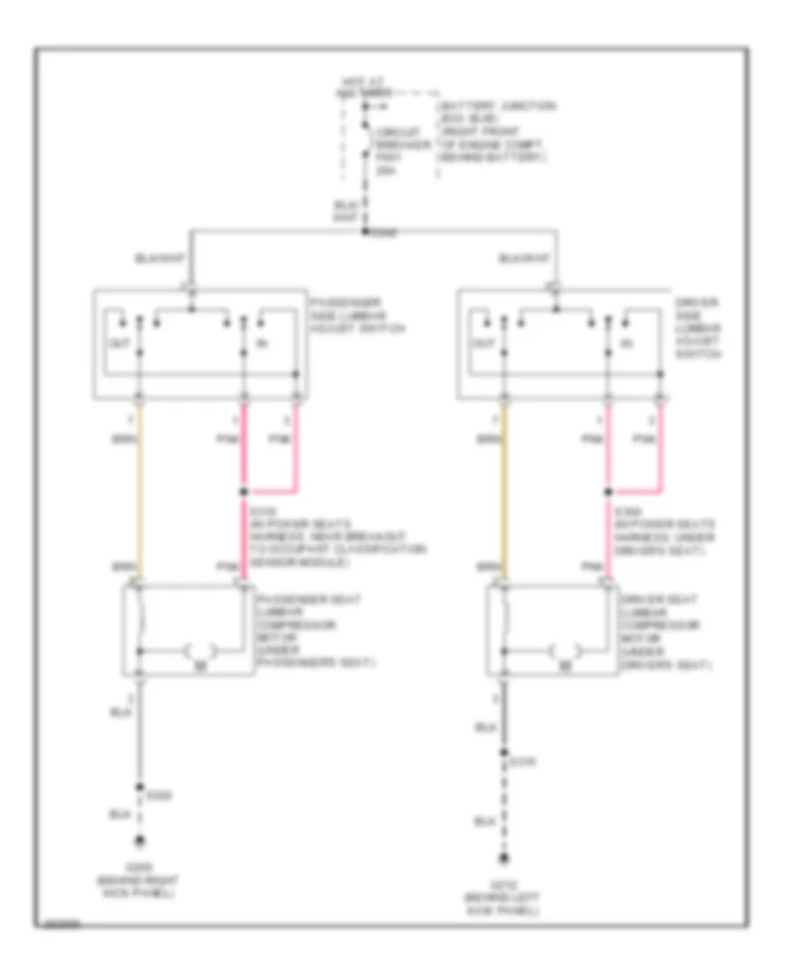 Lumbar Wiring Diagram for Ford Crown Victoria 2008