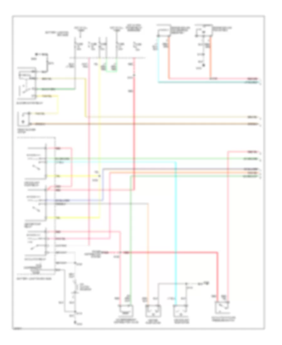 2.3L, Manual AC Wiring Diagram, Hybrid (1 of 3) for Ford Escape 2006
