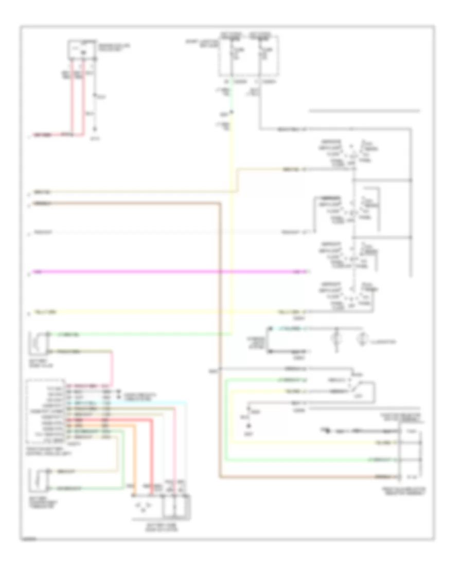 2.3L, Manual AC Wiring Diagram, Hybrid (3 of 3) for Ford Escape 2006