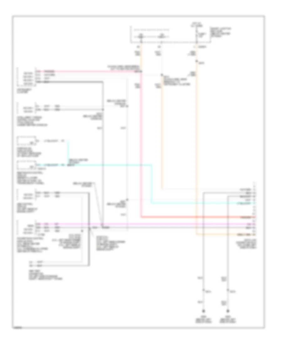 Computer Data Lines Wiring Diagram Except Hybrid for Ford Escape 2006