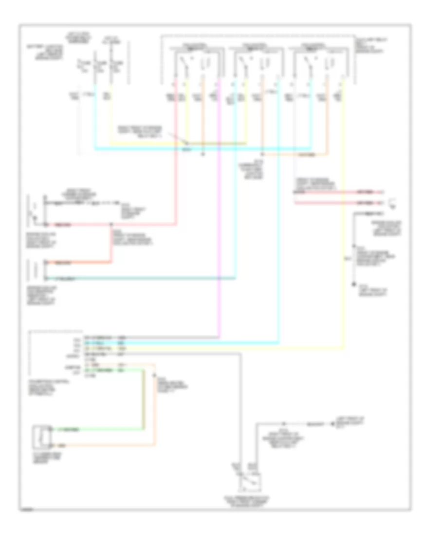 2.3L, Cooling Fan Wiring Diagram, Hybrid for Ford Escape 2006