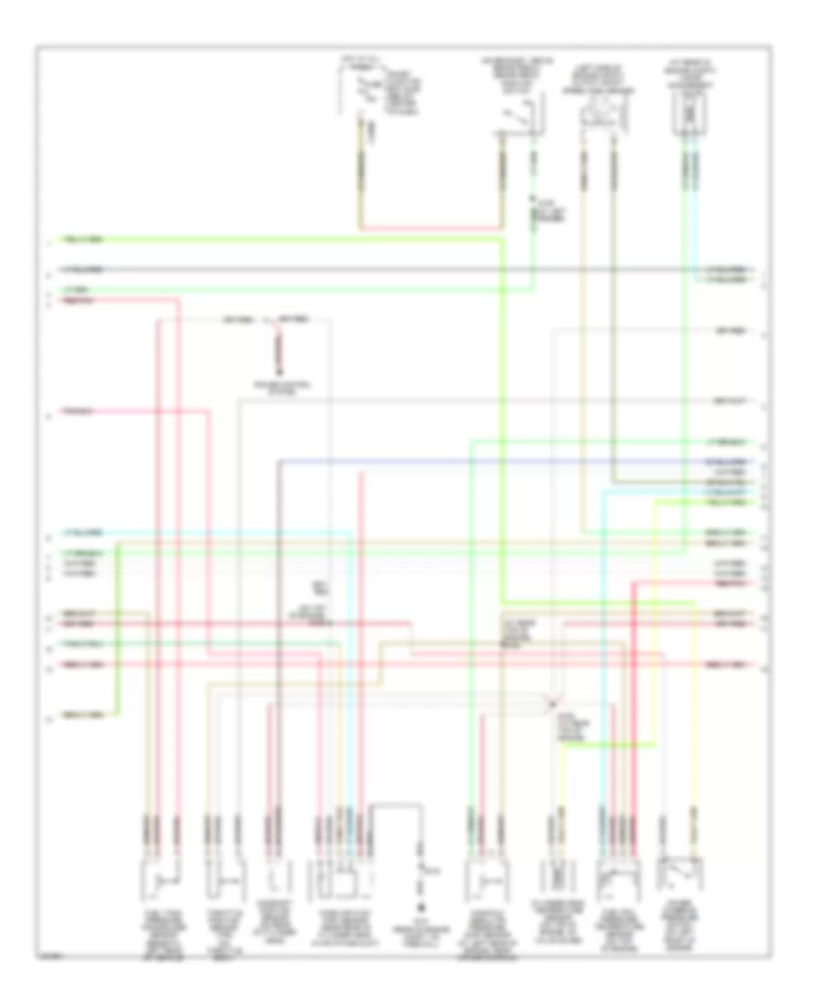 2 3L Engine Performance Wiring Diagram Except Hybrid 2 of 5 for Ford Escape 2006