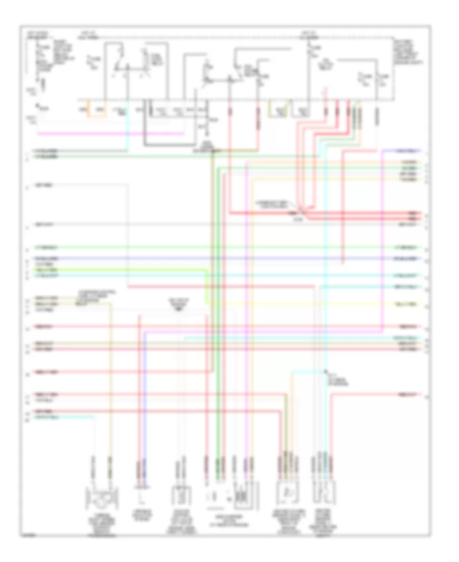 2.3L, Engine Performance Wiring Diagram, Except Hybrid (4 of 5) for Ford Escape 2006
