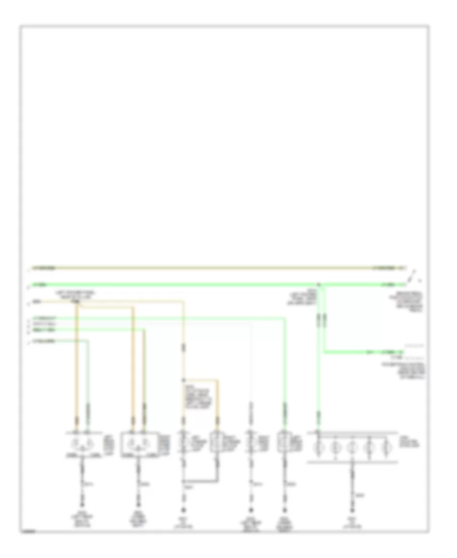 Exterior Lamps Wiring Diagram Hybrid 2 of 2 for Ford Escape 2006