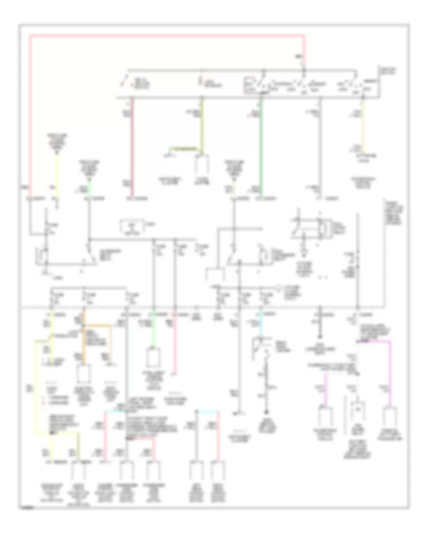Power Distribution Wiring Diagram Hybrid 3 of 4 for Ford Escape 2006
