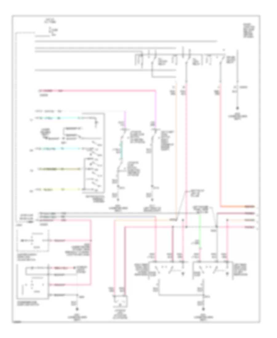 Door Lock Wiring Diagram, Hybrid (1 of 2) for Ford Escape 2006