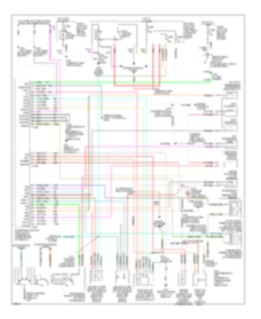 3 0L A T Wiring Diagram Except Hybrid for Ford Escape 2006