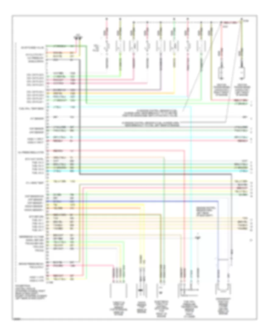 5.4L, Engine Performance Wiring Diagram, with Torqshift (1 of 5) for Ford Econoline E150 2007