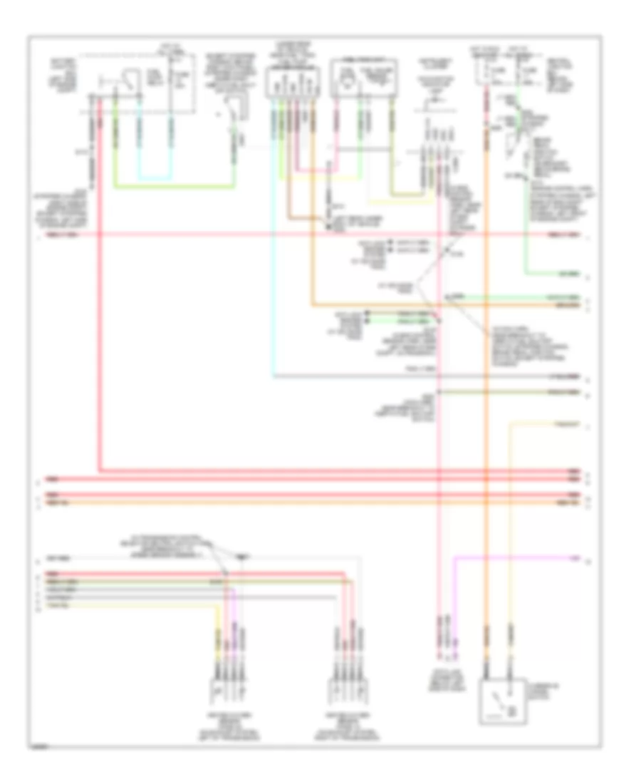 5.4L, Engine Performance Wiring Diagram, with Torqshift (4 of 5) for Ford Econoline E150 2007
