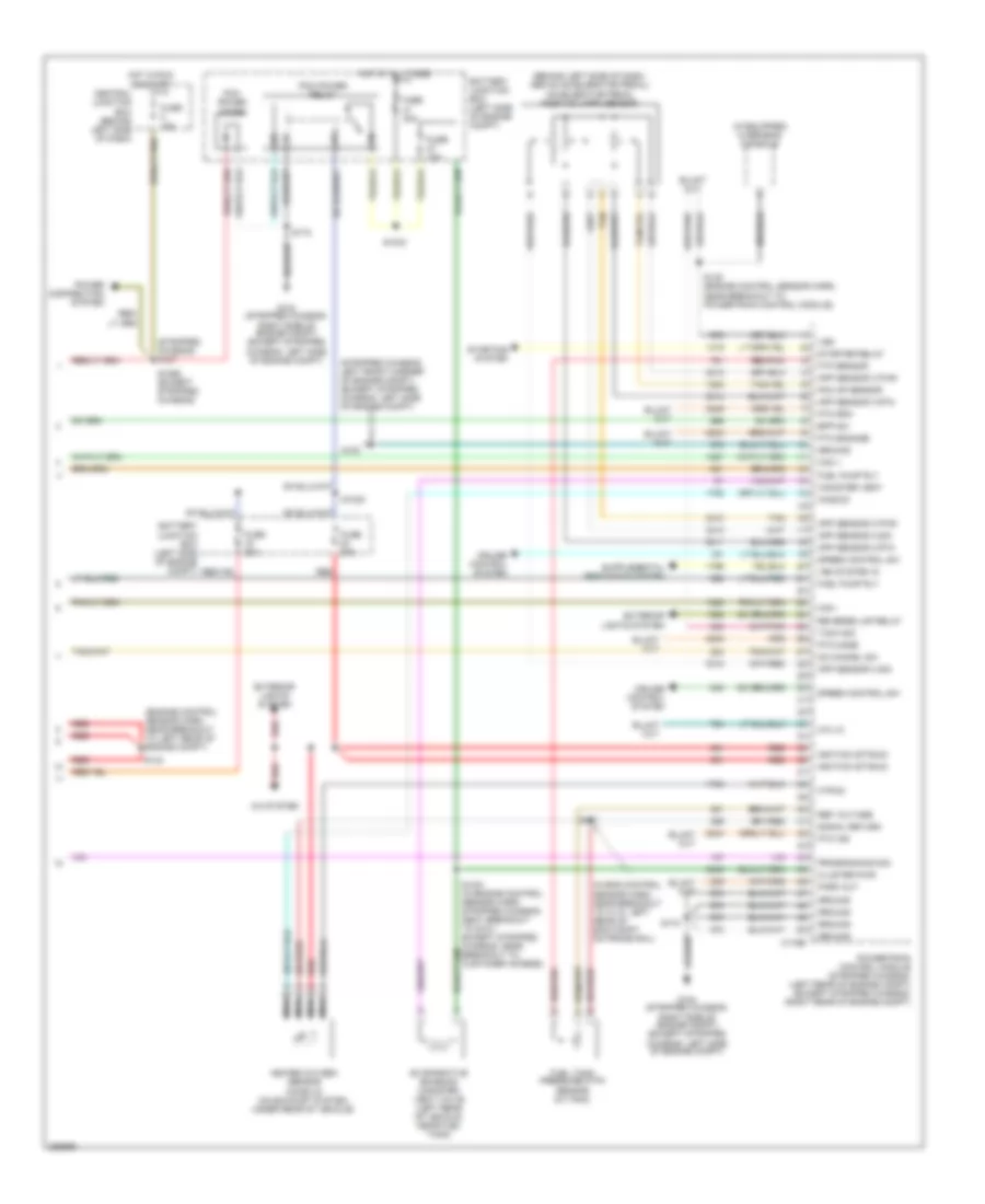 5.4L, Engine Performance Wiring Diagram, with Torqshift (5 of 5) for Ford Econoline E150 2007