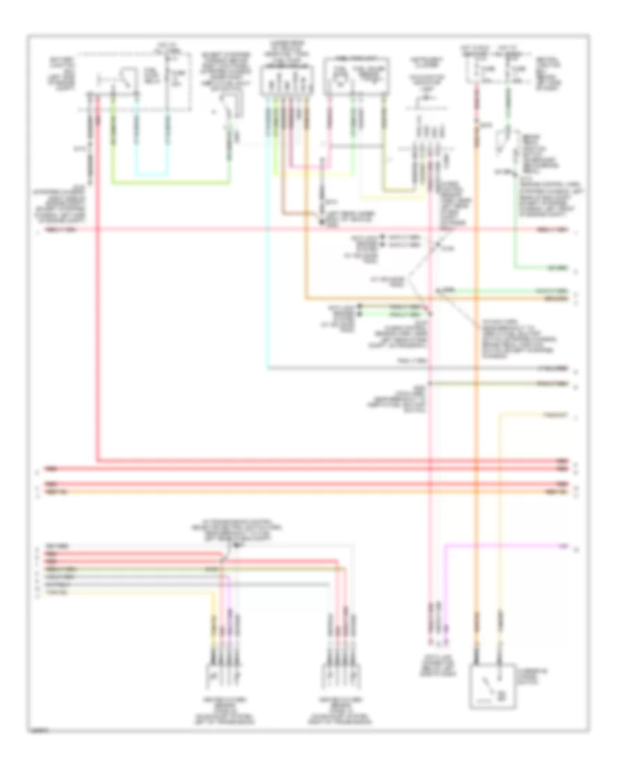 5.4L, Engine Performance Wiring Diagram, without Torqshift (4 of 5) for Ford Econoline E150 2007