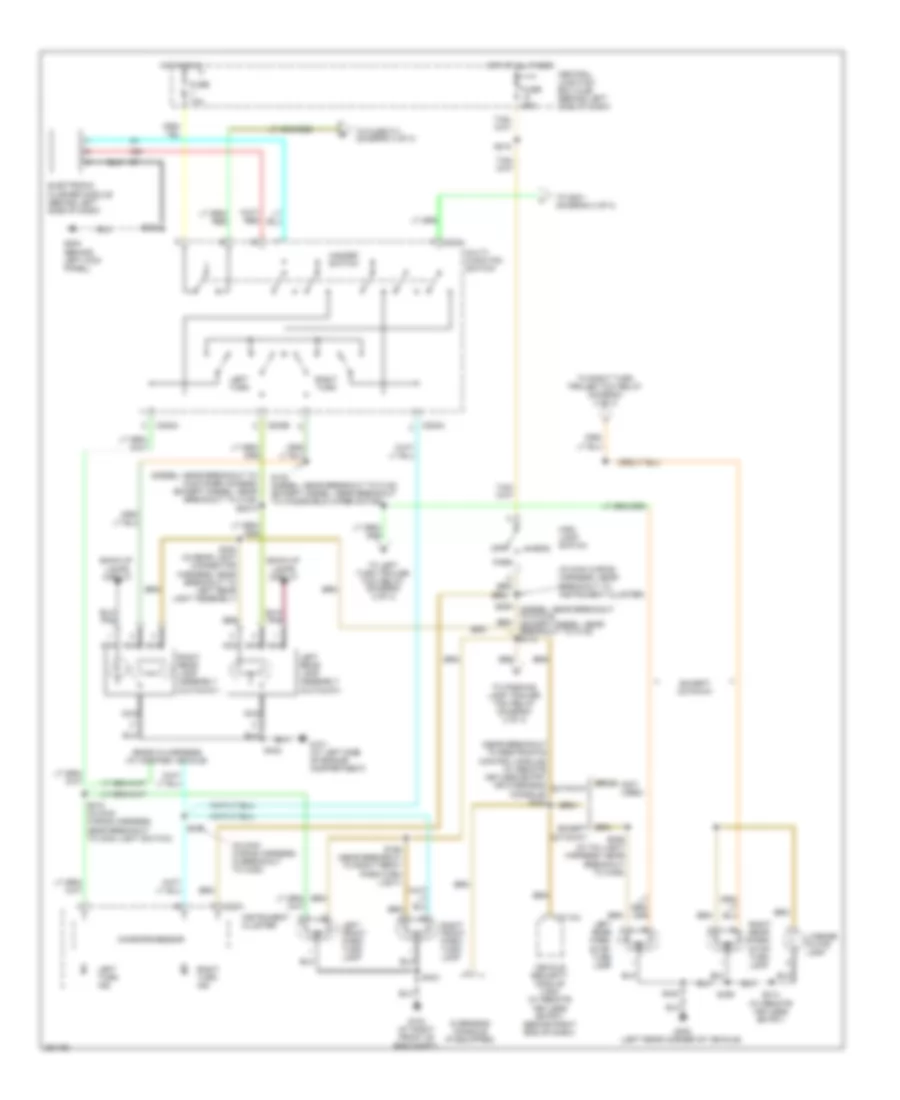 Exterior Lamps Wiring Diagram without Stripped Chassis 1 of 3 for Ford Econoline E150 2007