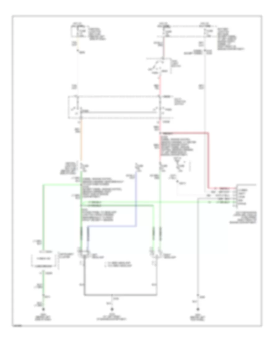 Headlights Wiring Diagram, without Stripped Chassis for Ford Econoline E150 2007