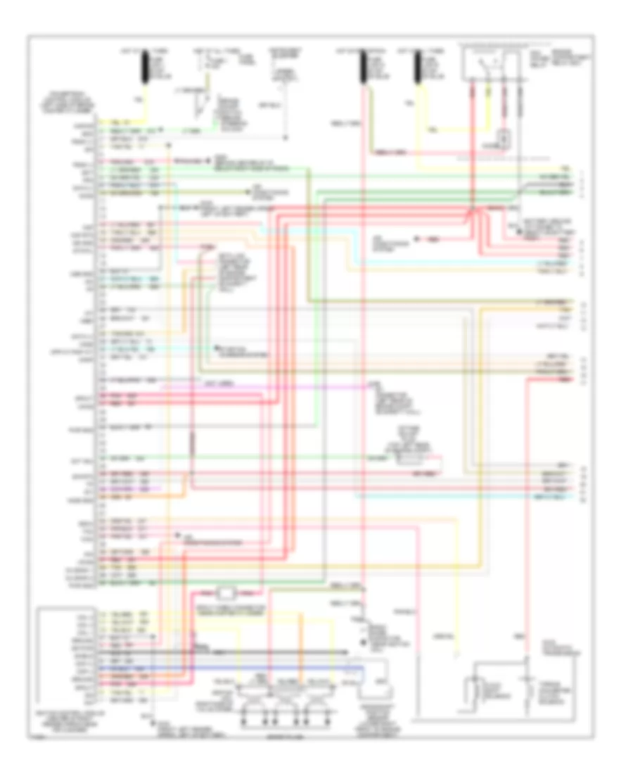 4 0L Engine Performance Wiring Diagrams 1 of 2 for Ford Aerostar 1995