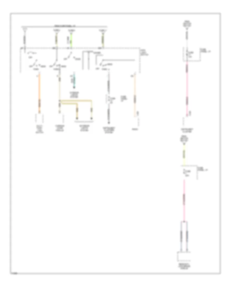 Power Distribution Wiring Diagram (4 of 4) for Ford Aerostar 1995