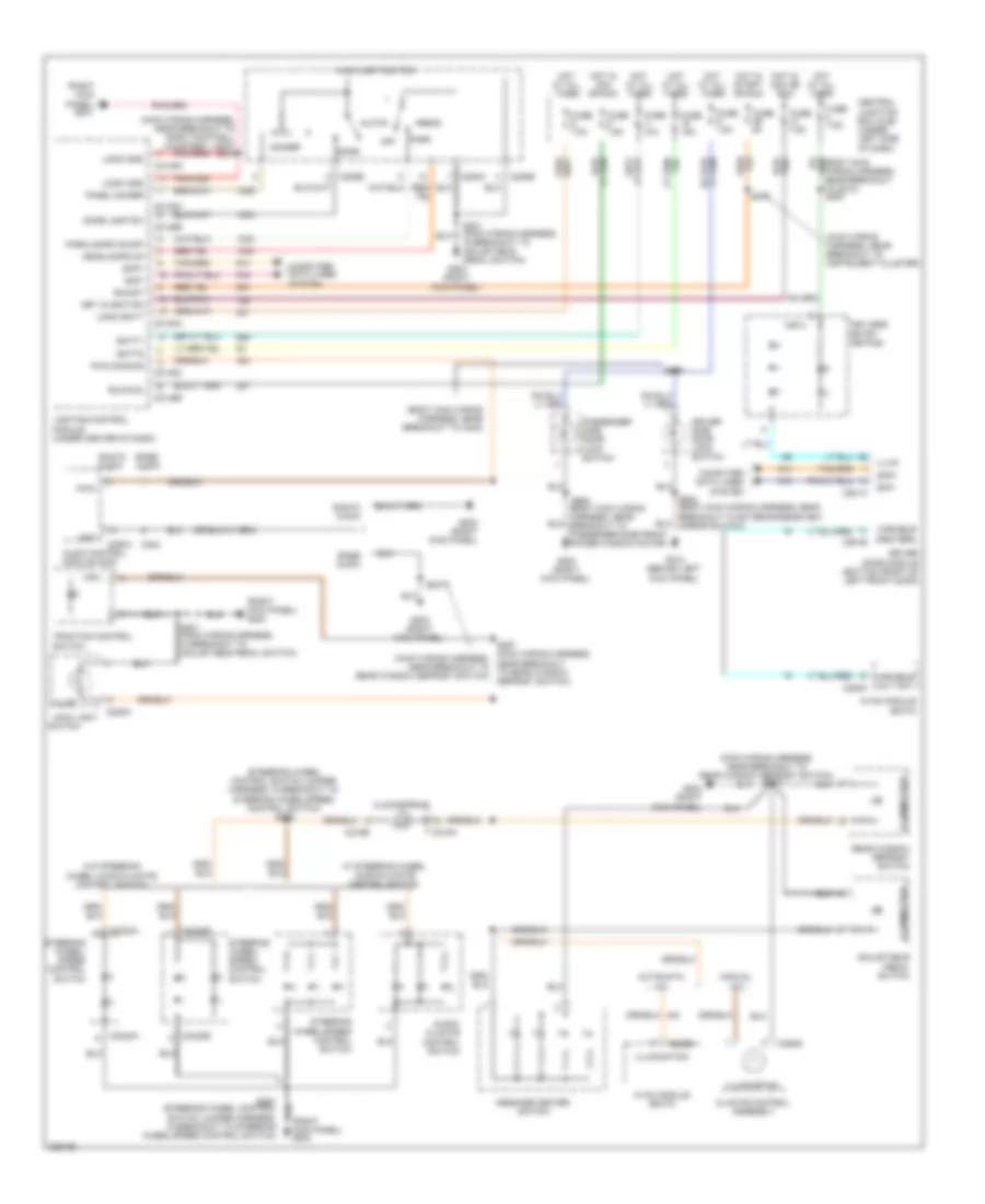Instrument Illumination Wiring Diagram for Ford Crown Victoria LX 2010