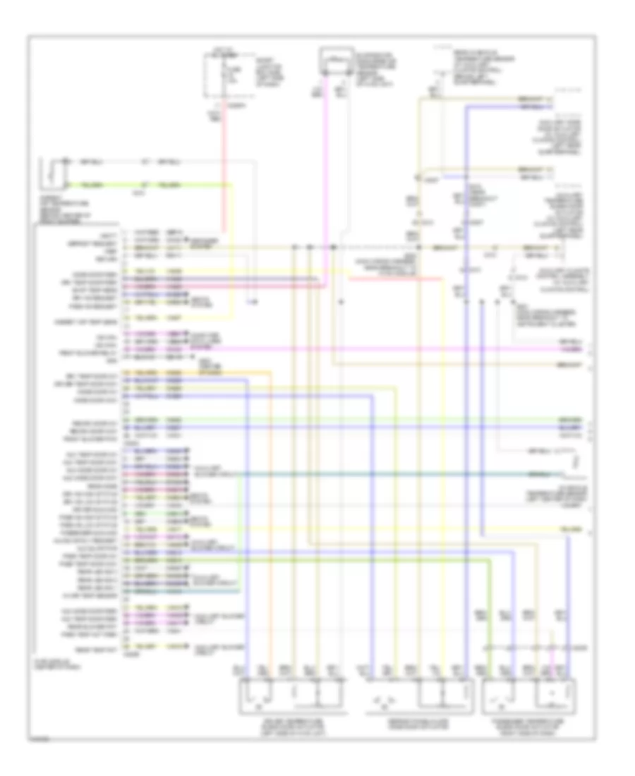 Automatic A C Wiring Diagram 1 of 2 for Ford Flex Titanium 2011