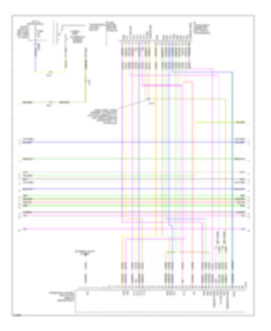 3.5L, Engine Performance Wiring Diagram (4 of 6) for Ford Flex Titanium 2011