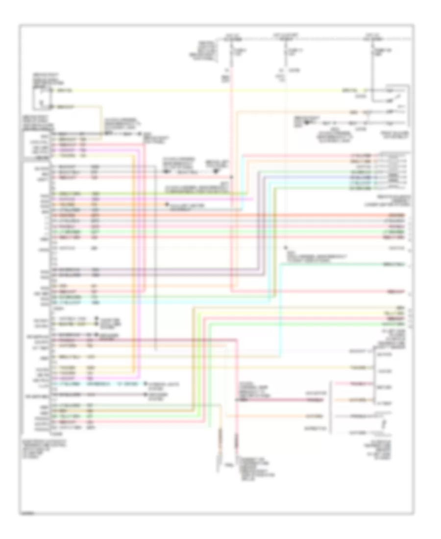 Automatic A C Wiring Diagram 1 of 2 for Ford Expedition 2006