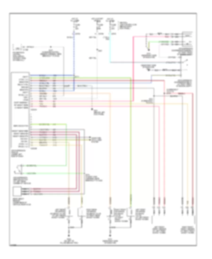 Electronic Suspension Wiring Diagram for Ford Expedition 2006
