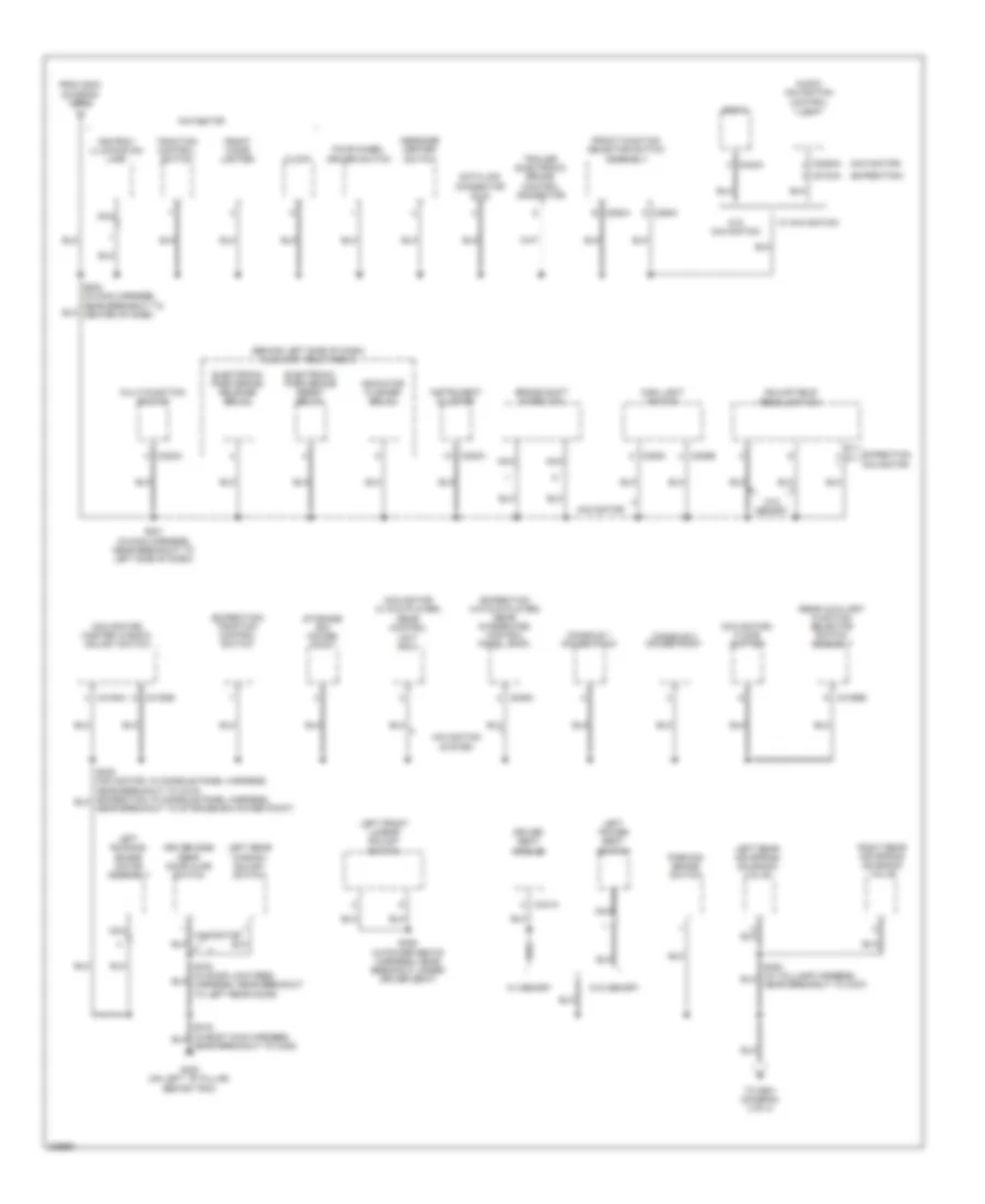Ground Distribution Wiring Diagram 2 of 4 for Ford Expedition 2006