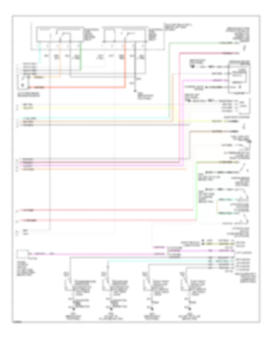 Instrument Cluster Wiring Diagram 2 of 2 for Ford Expedition 2006