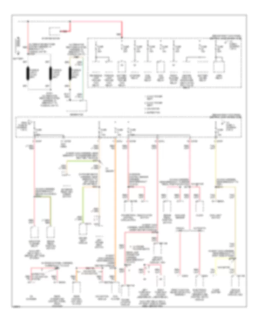 Power Distribution Wiring Diagram 1 of 4 for Ford Expedition 2006