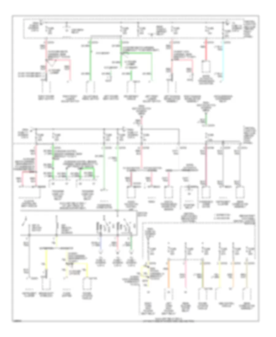 Power Distribution Wiring Diagram (3 of 4) for Ford Expedition 2006