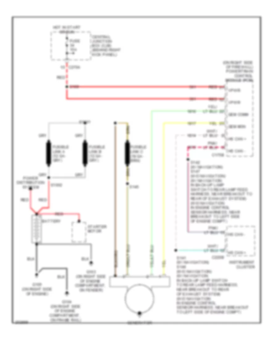 Charging Wiring Diagram for Ford Expedition 2006