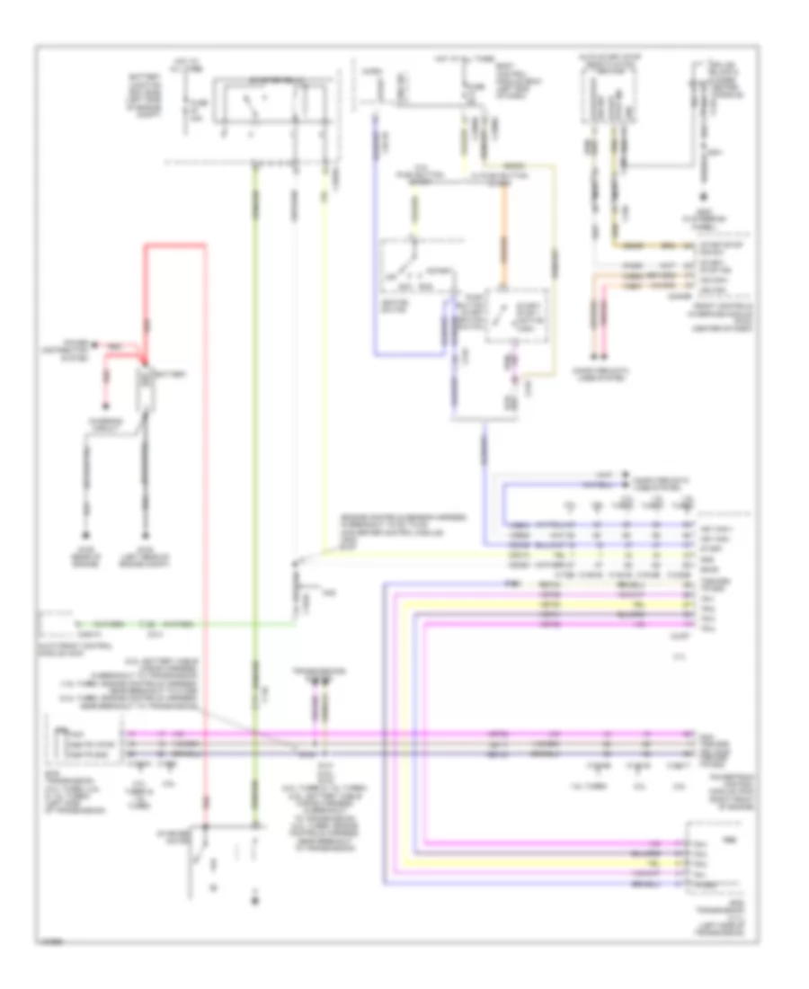 Starting Wiring Diagram for Ford Fusion Titanium 2014