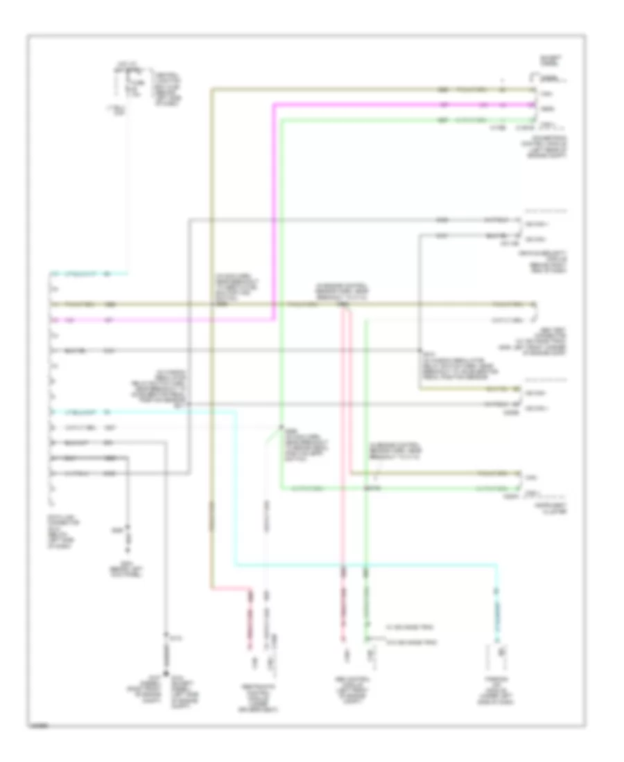 Computer Data Lines Wiring Diagram, without Stripped Chassis for Ford Cutaway E250 2008