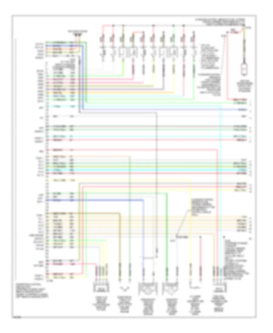 6.8L, Engine Performance Wiring Diagram (1 of 5) for Ford Cutaway E250 2008