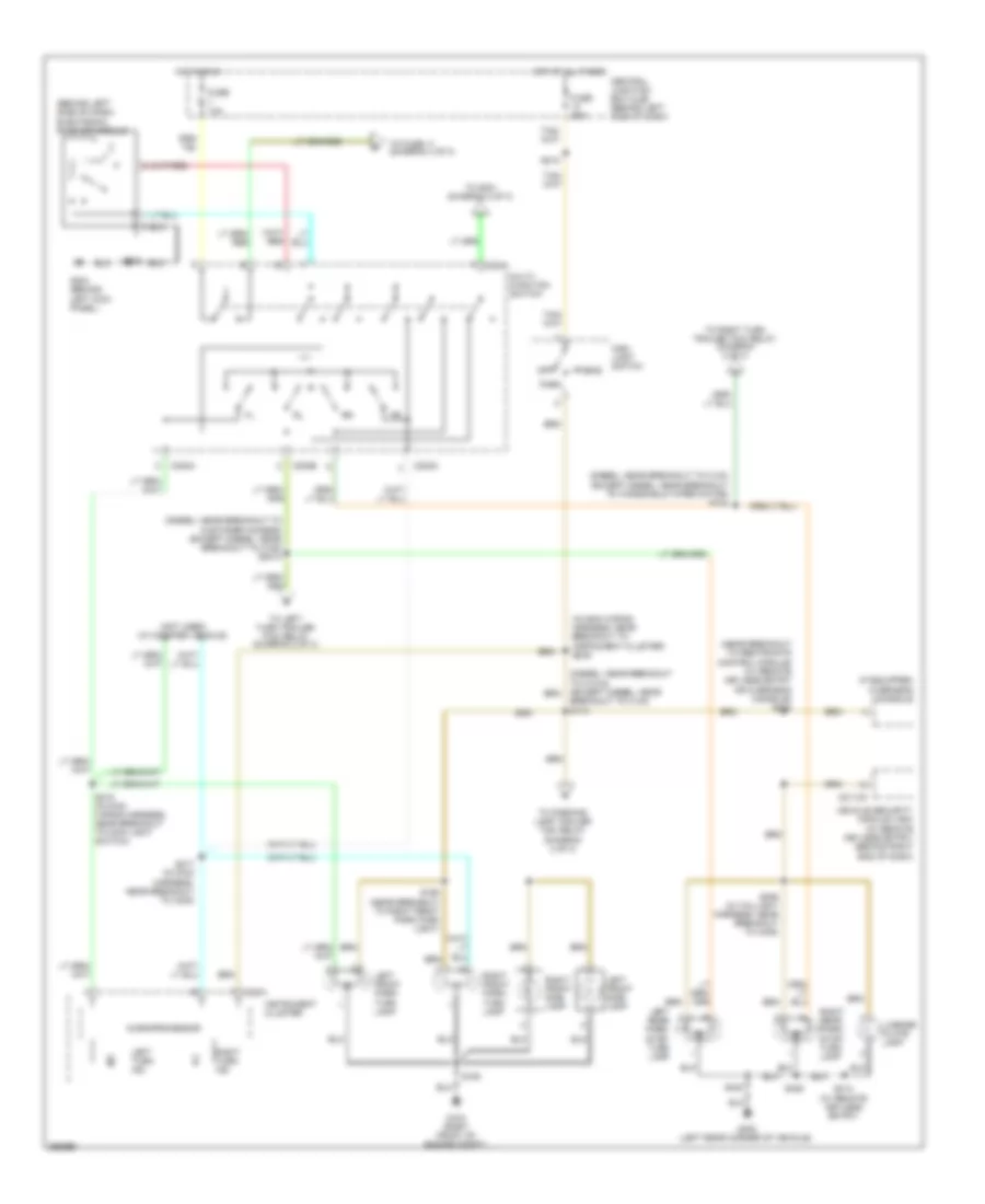 Exterior Lamps Wiring Diagram, without Stripped Chassis without Cutaway (1 of 3) for Ford Cutaway E250 2008