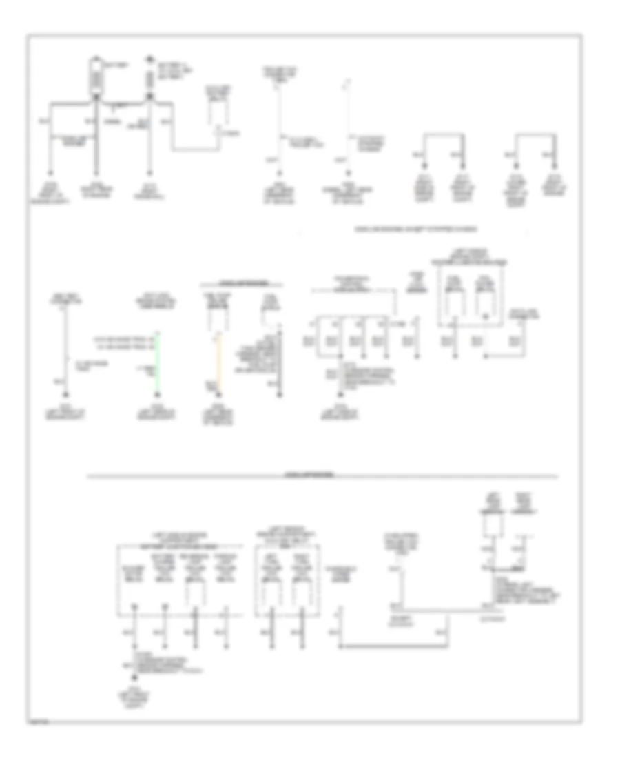 Ground Distribution Wiring Diagram 1 of 5 for Ford Cutaway E250 2008
