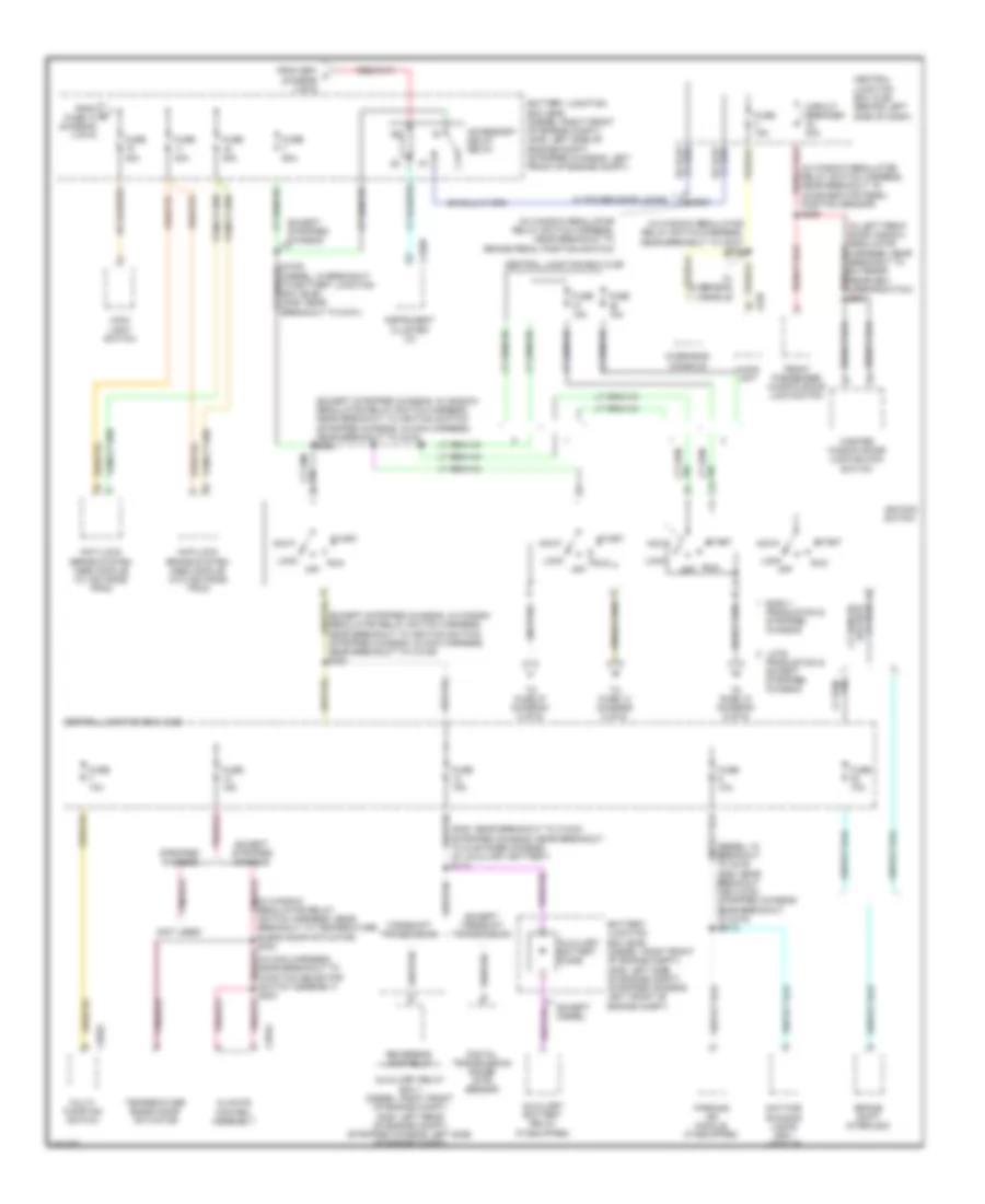 Power Distribution Wiring Diagram (4 of 6) for Ford Cutaway E250 2008